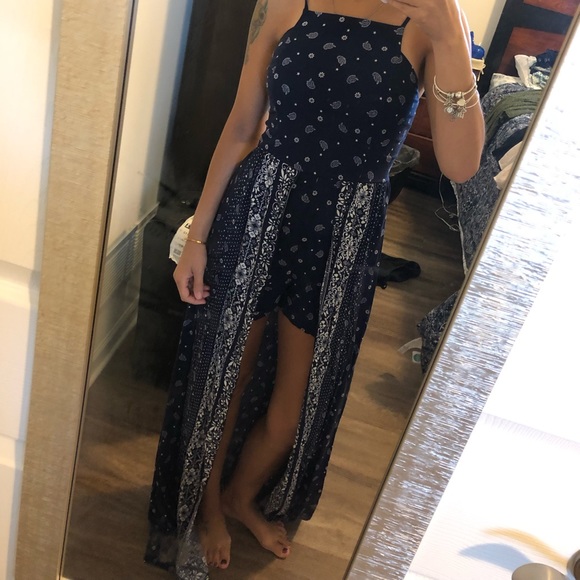 Band of Gypsies Pants - Romper with a long back